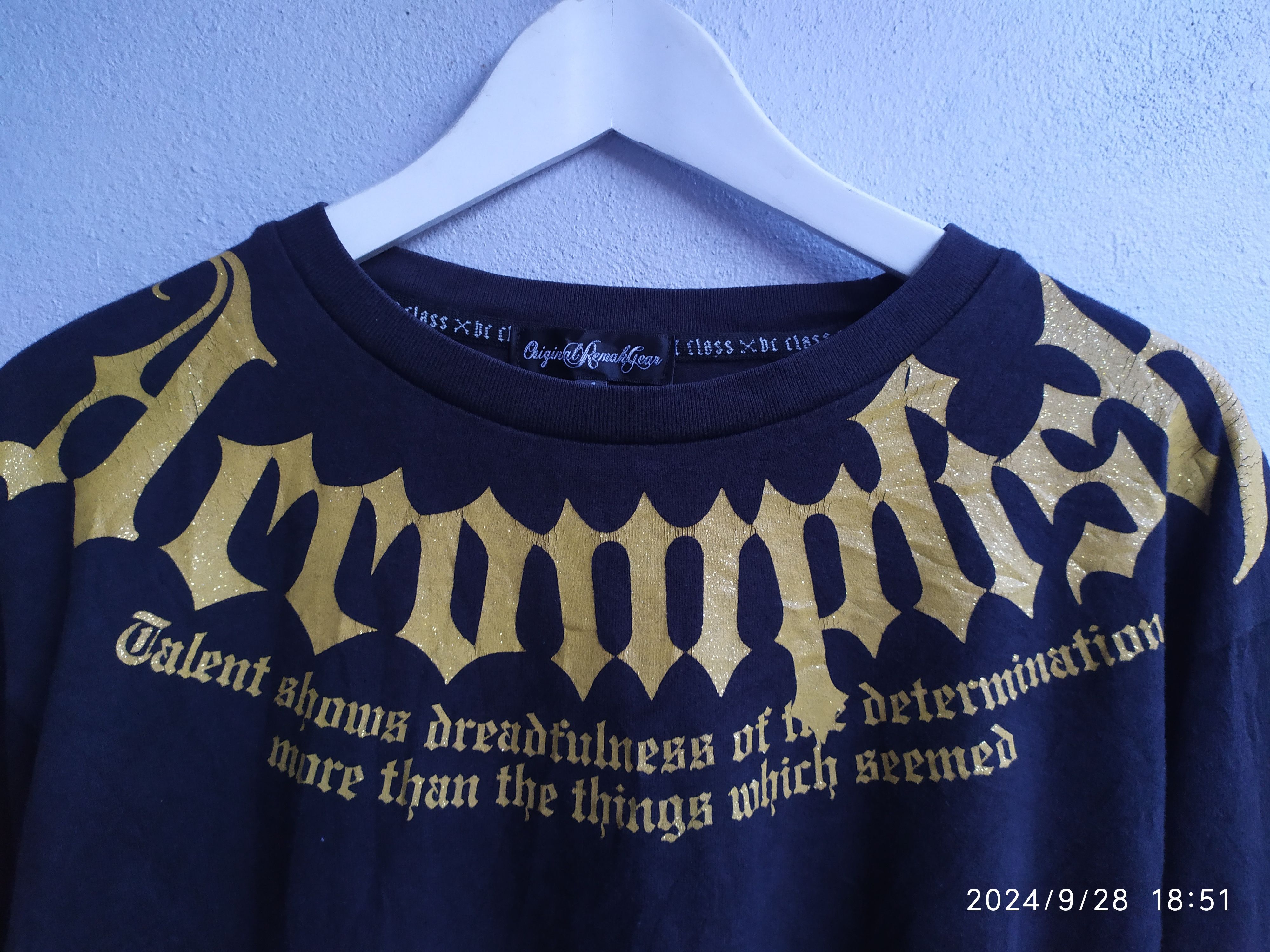 If Six Was Nine × Japanese Brand × Le Grande Bleu (L.G.B.) Japanese Remark Gear-Poem Long Sleeve isfixwasnine lgb style Size US L / EU 52-54 / 3 - 11 Thumbnail