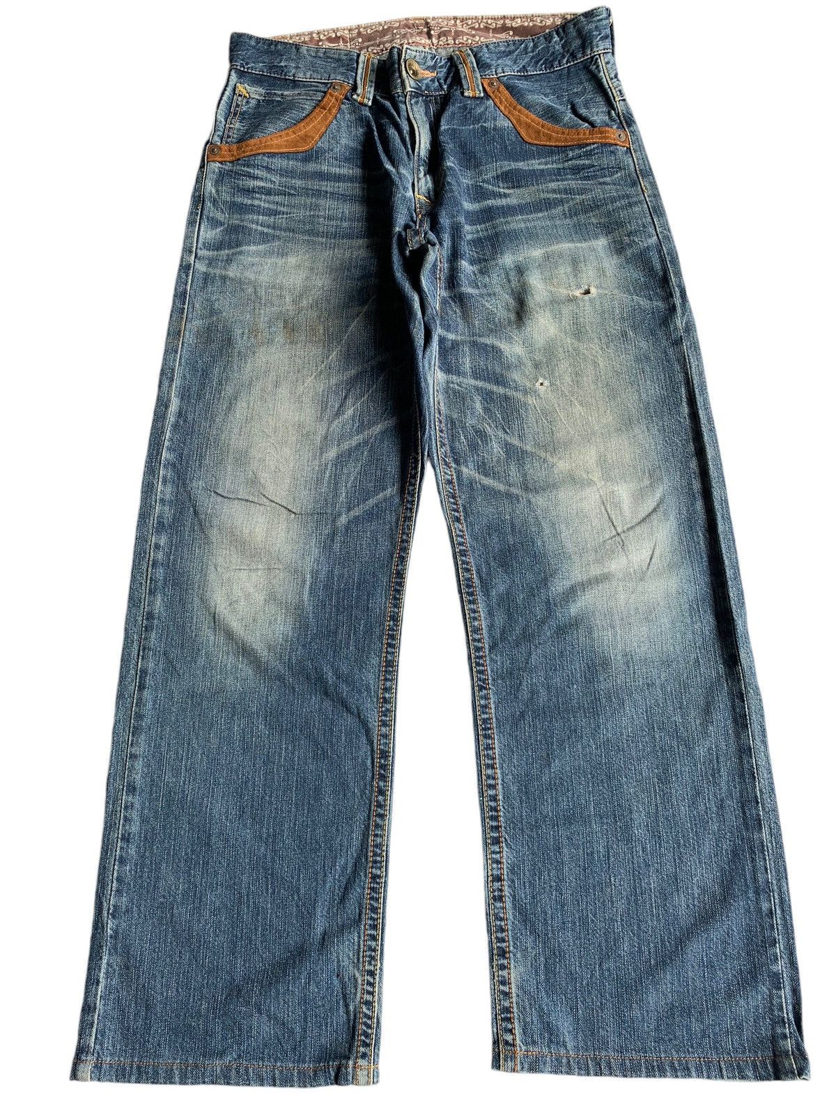 Edwin × If Six Was Nine EDWIN EXCLUSIVE XV NAVAJO STYLE FADED & RUSTY DENIM Size US 33 - 2 Thumbnail