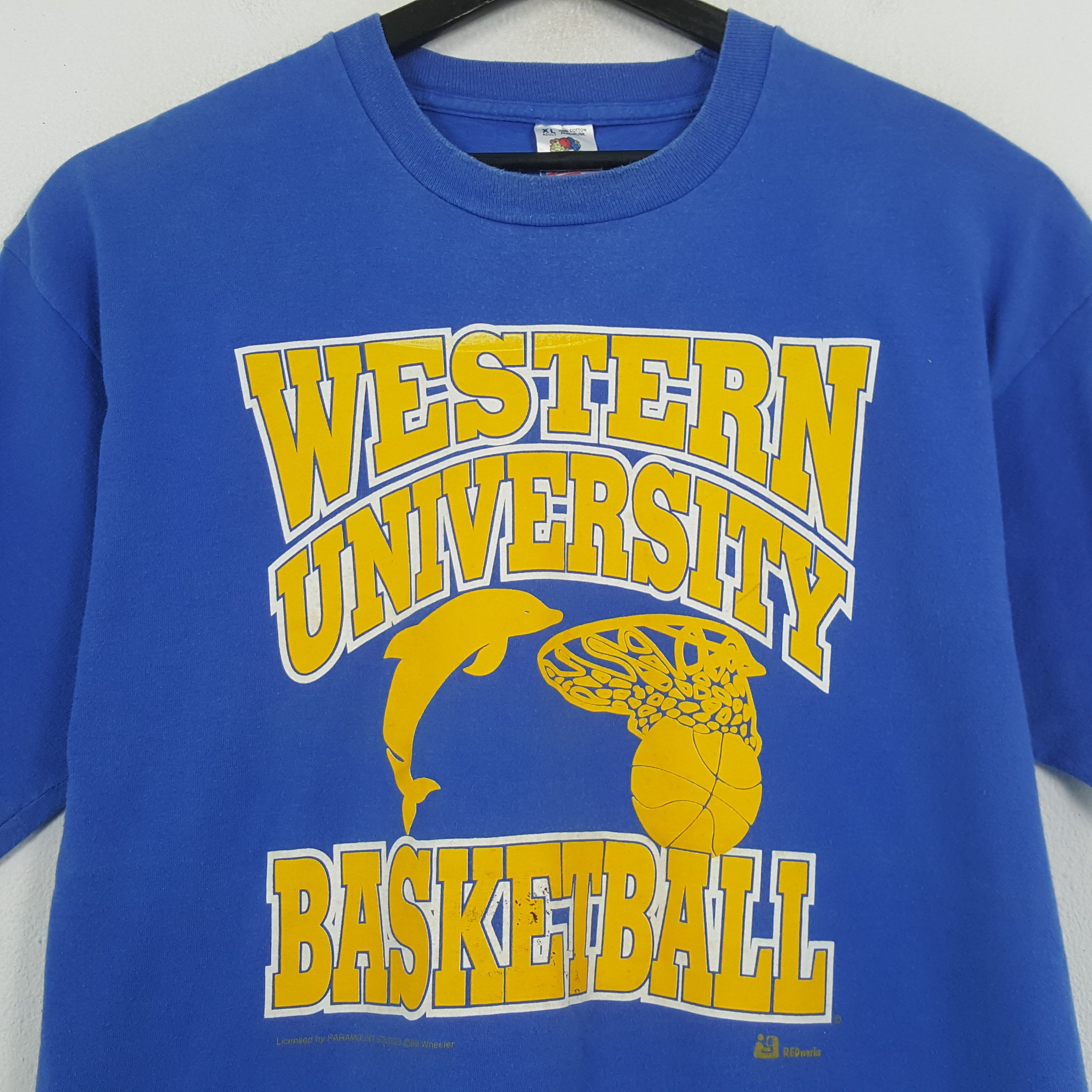 Nike WESTERN UNIVERSITY BASKETBALL Vintage Tshirt C285N65 Size US XL / EU 56 / 4 - 2 Thumbnail