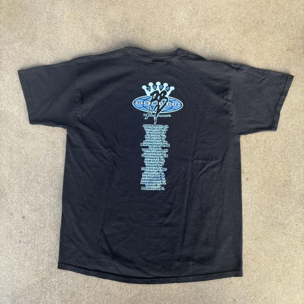 Band Tees × Jerzees × Vintage Vintage King Of the Blues Faded Tshirt Size US XL / EU 56 / 4 - 3 Thumbnail