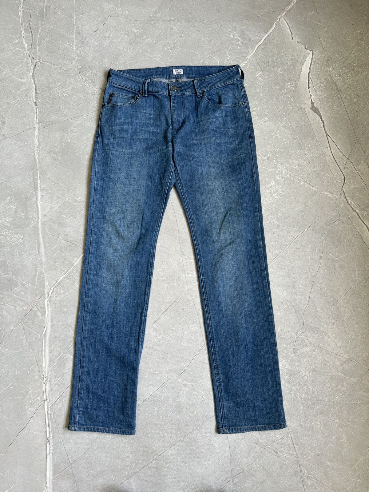 Armani Armani Jeans Denim Pants Straight Size US 28 / EU 44 - 2 Thumbnail