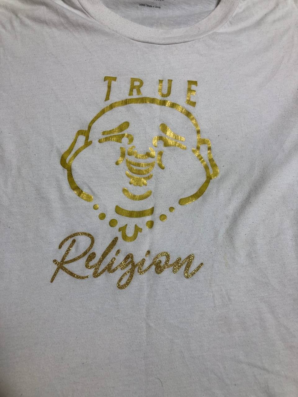 True Religion × Vintage Vintage True Religion T Shirt Japanese brand streetwear Size L / US 10 / IT 46 - 5 Thumbnail