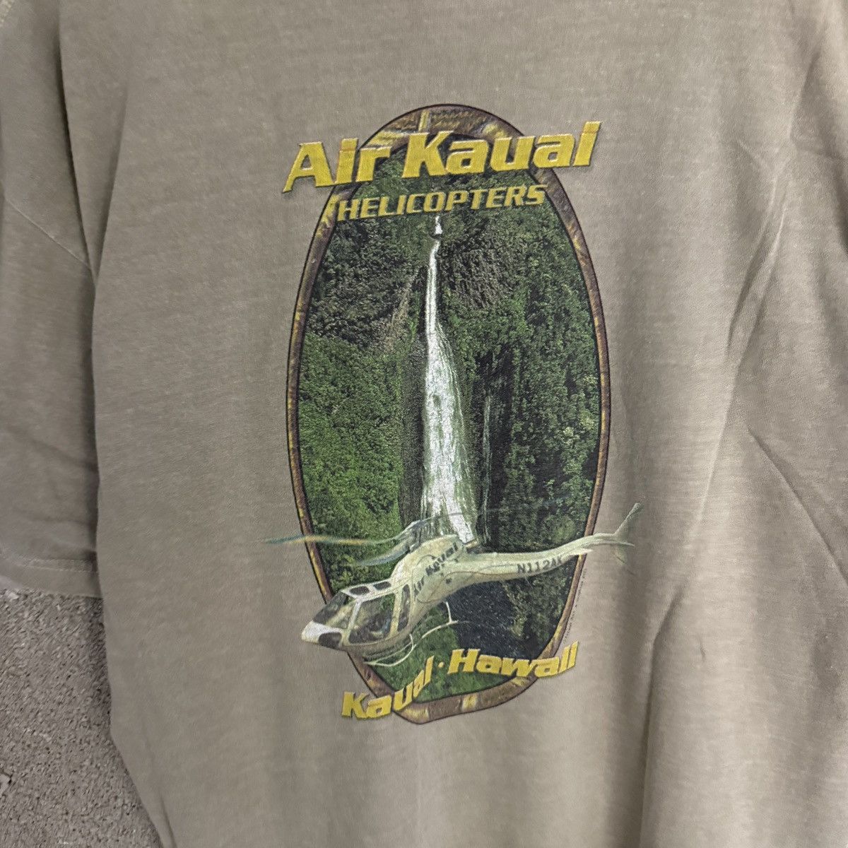Anvil Vintage Anvil Air Kauai Hawaii Brown Tee Mens Large Size US L / EU 52-54 / 3 - 6 Thumbnail