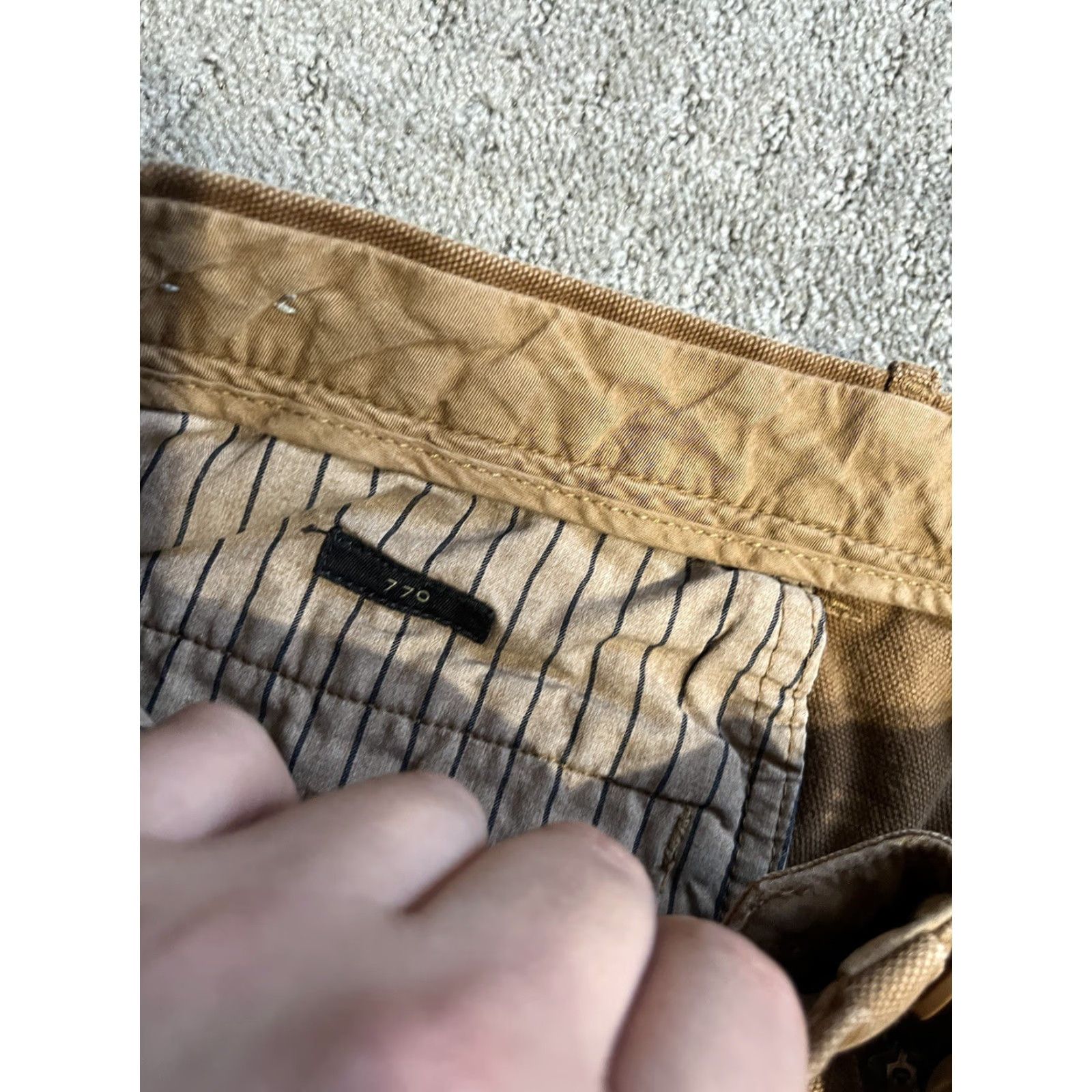 J.Crew VINTAGE J.CREW 770 PANTS Chino Cotton Stretch Straight Mens 35x32 Brown Regular Inseam 32 Flawed? (Need to ensure no mislabel) Size US 35 - 7 Thumbnail