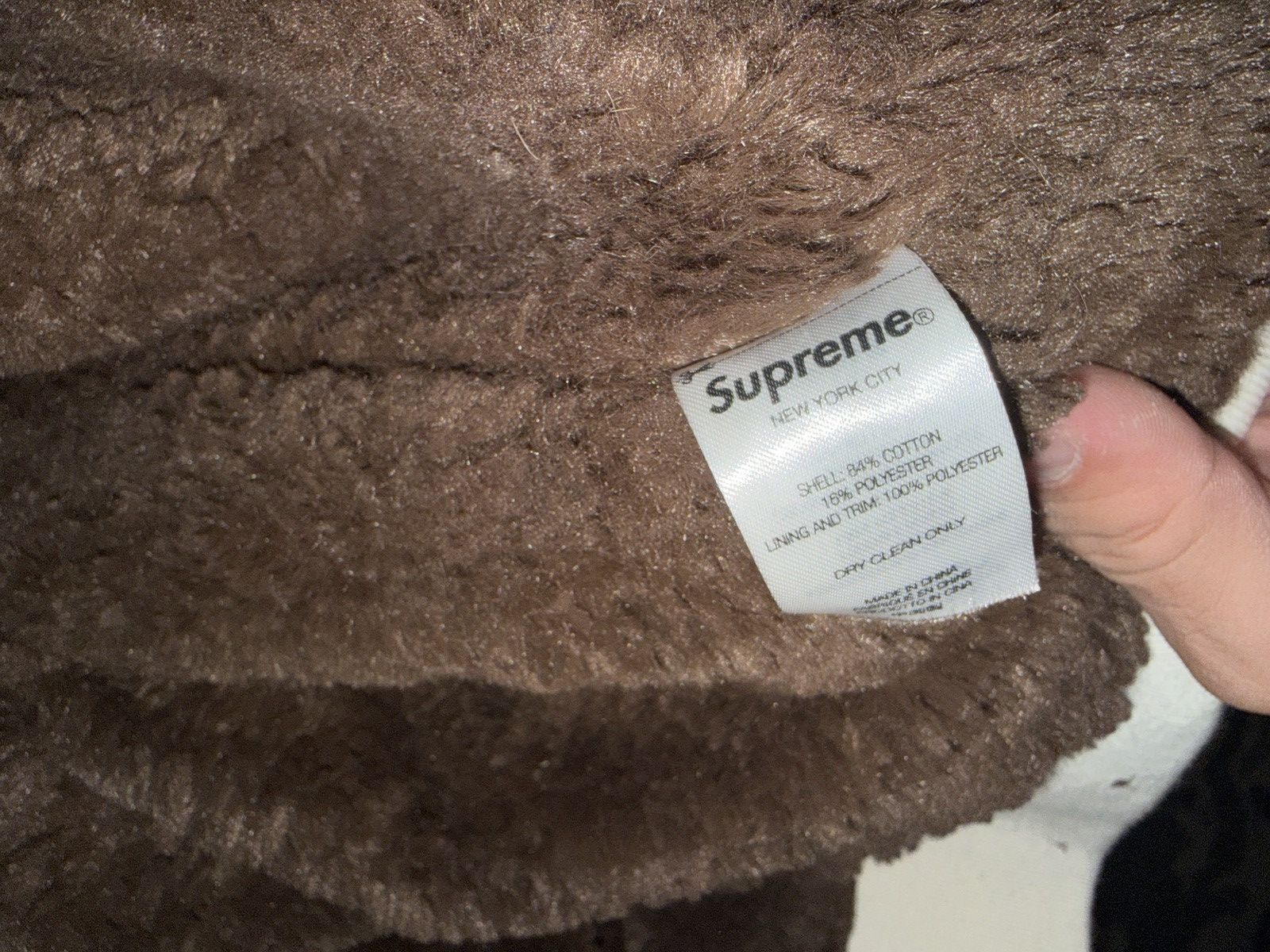 Supreme Supreme faux fur lined zip up hooded sweatshirt Size US L / EU 52-54 / 3 - 3 Thumbnail