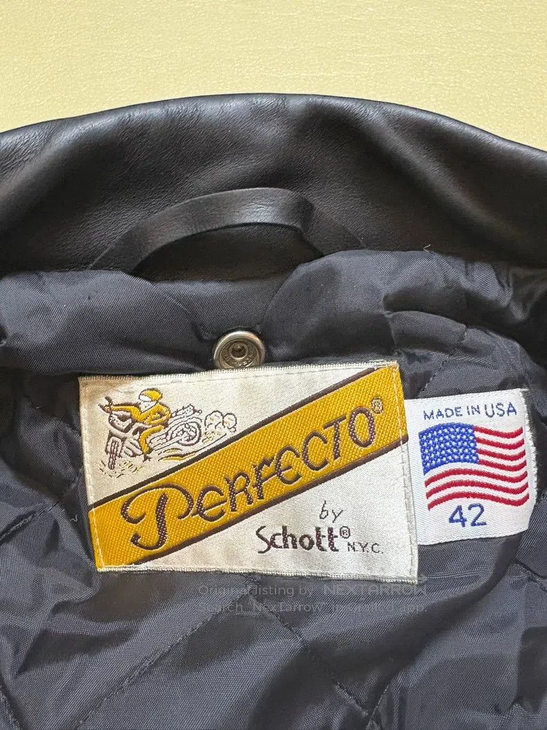 Schott Schott NYC118 classic cable-stayed cowhide motorcycle jack Size US XS / EU 42 / 0 - 5 Thumbnail
