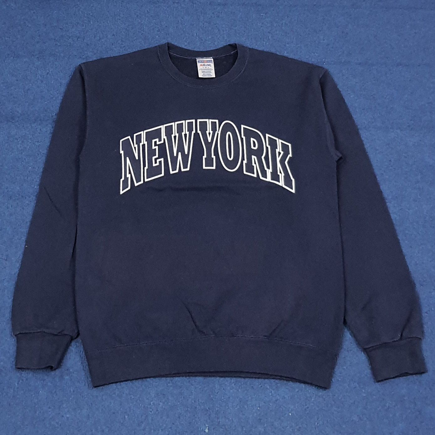 Jerzees Vintage Jerzees New York Sweatshirt C270N5 Size US S / EU 44-46 / 1 - 1 Thumbnail