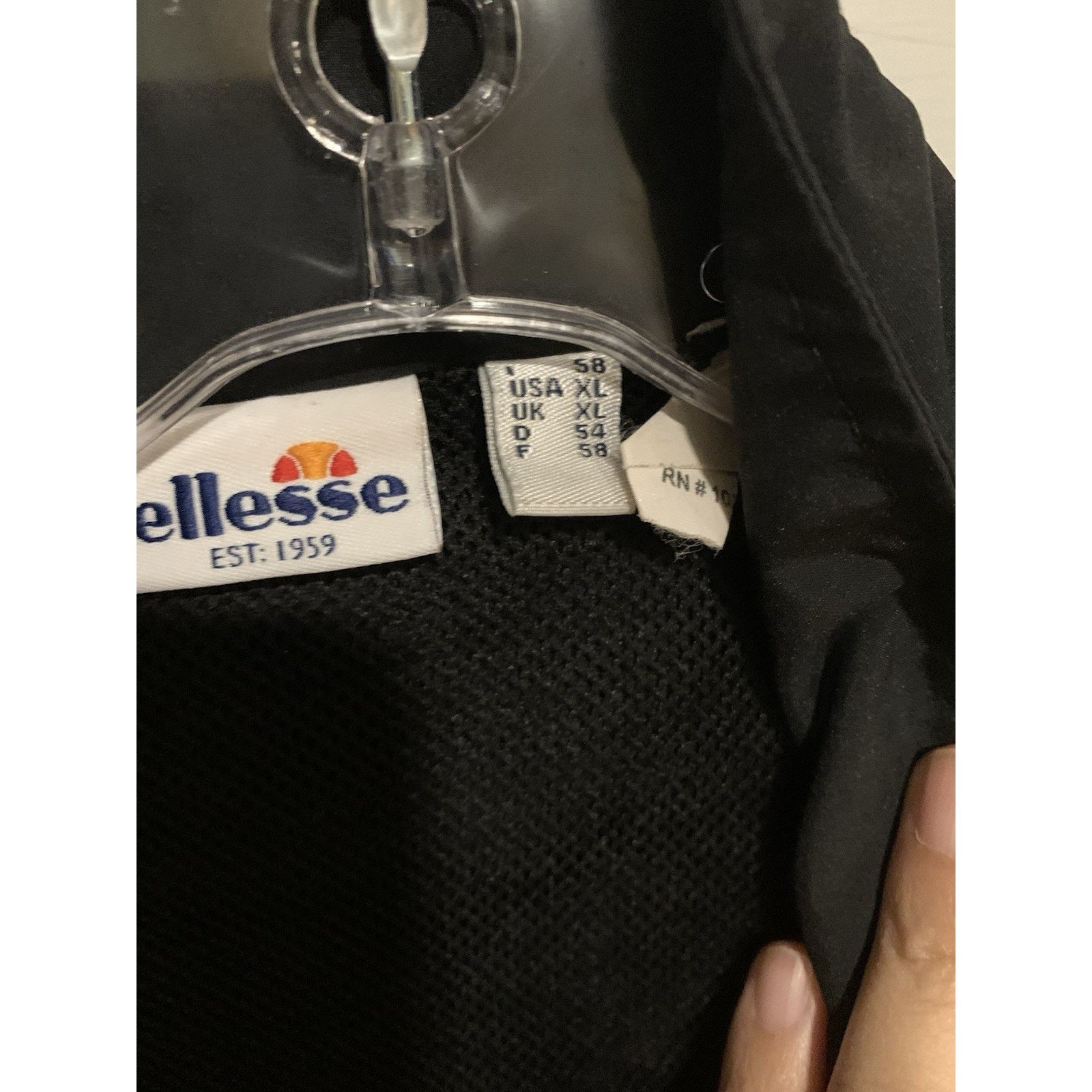 Ellesse Ellesse Jacket Men’s X-Large Full Zip Mock Neck Windbreaker Size US XL / EU 56 / 4 - 5 Thumbnail