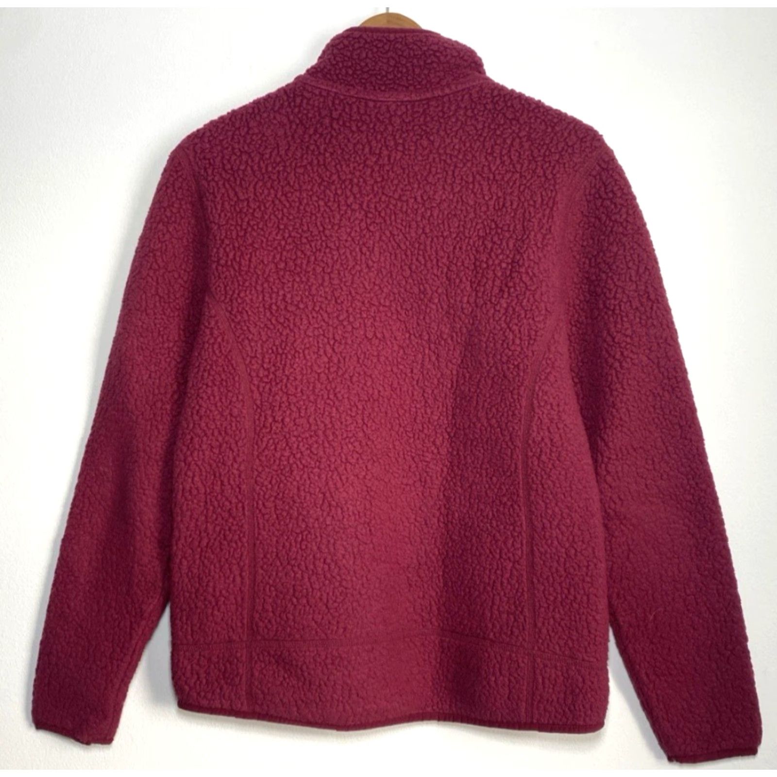 Patagonia VINTAGE Women's Patagonia Retro Pile 1/4 Zip Pullover Arrow Red 22815 Sz M Size M / US 6-8 / IT 42-44 - 4 Thumbnail