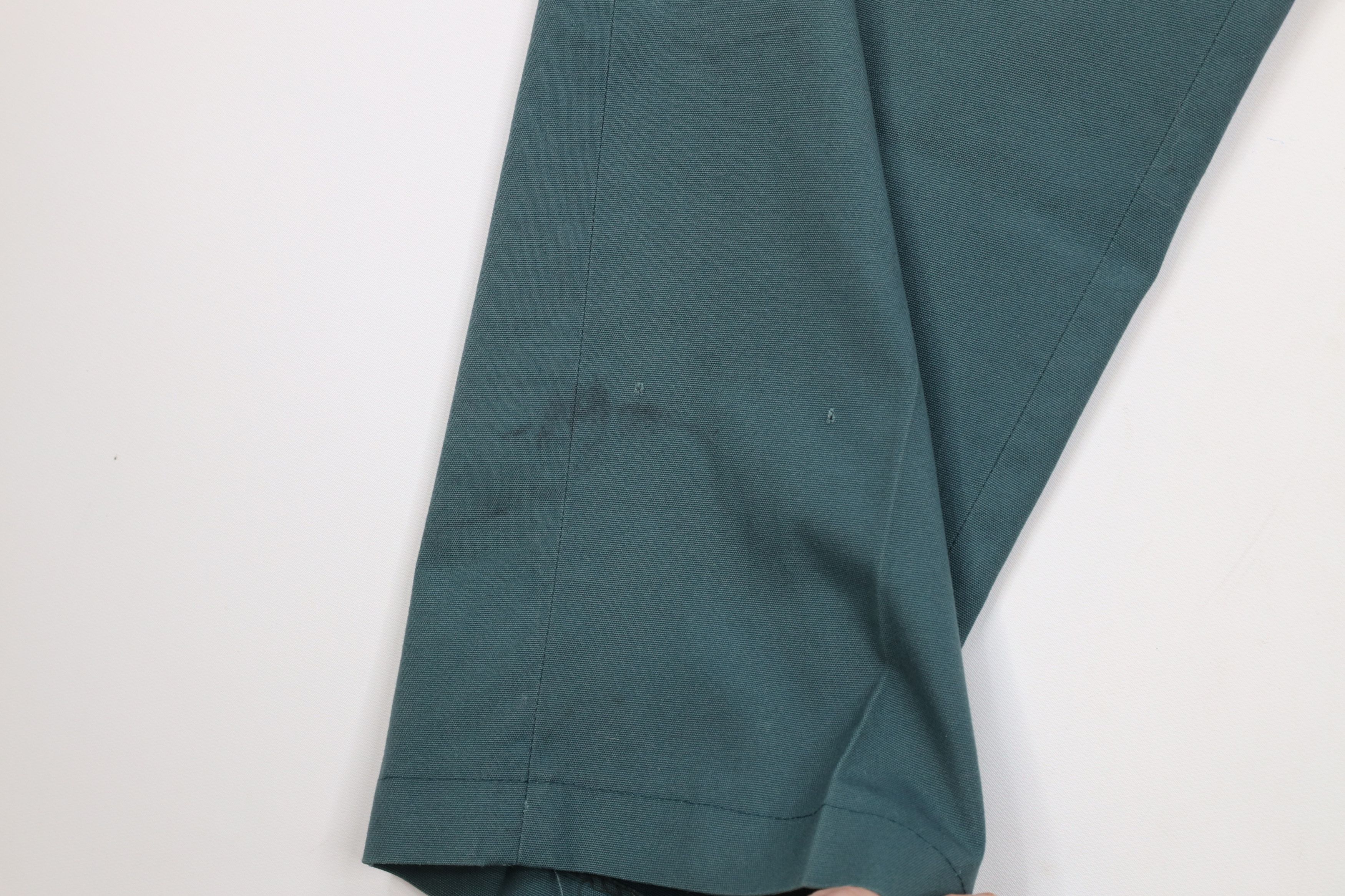 Vintage 70s Big Mac Mechanic Work Wide Leg Pants Green USA