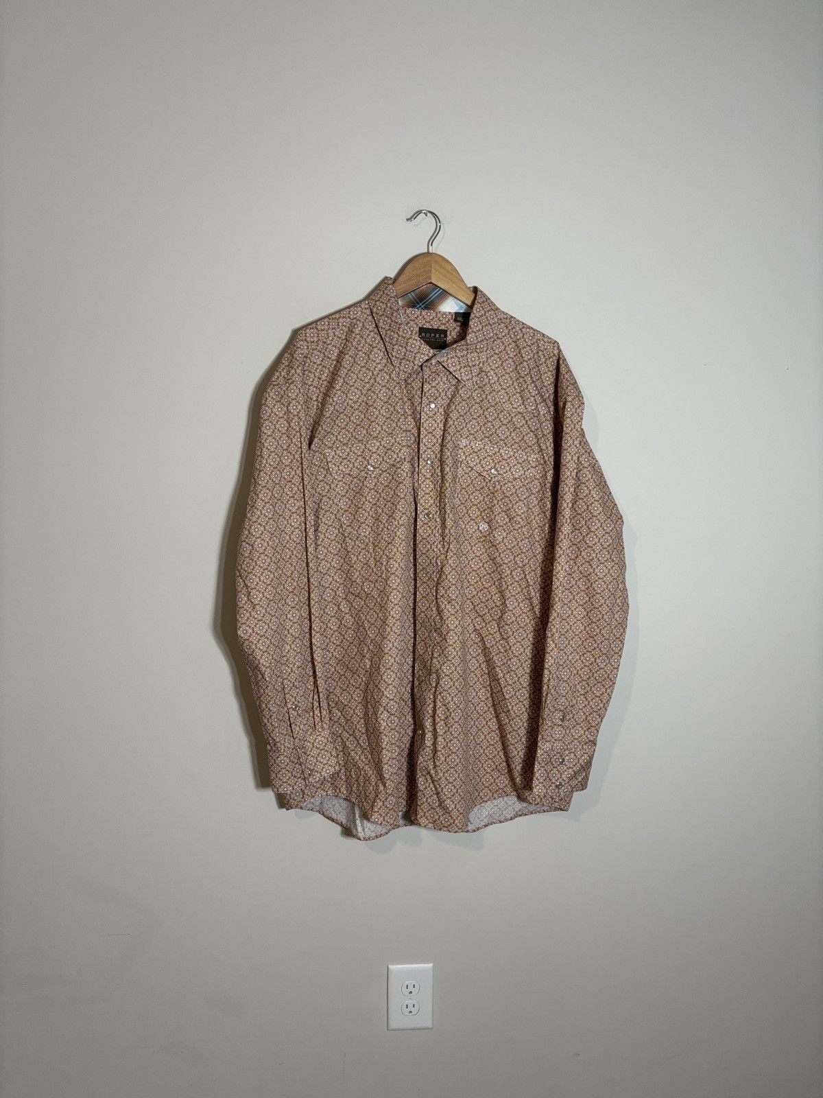Roper Roper Pearl Snap Western Shirt Men’s XXL Size US XXL / EU 58 / 5 - 2 Thumbnail