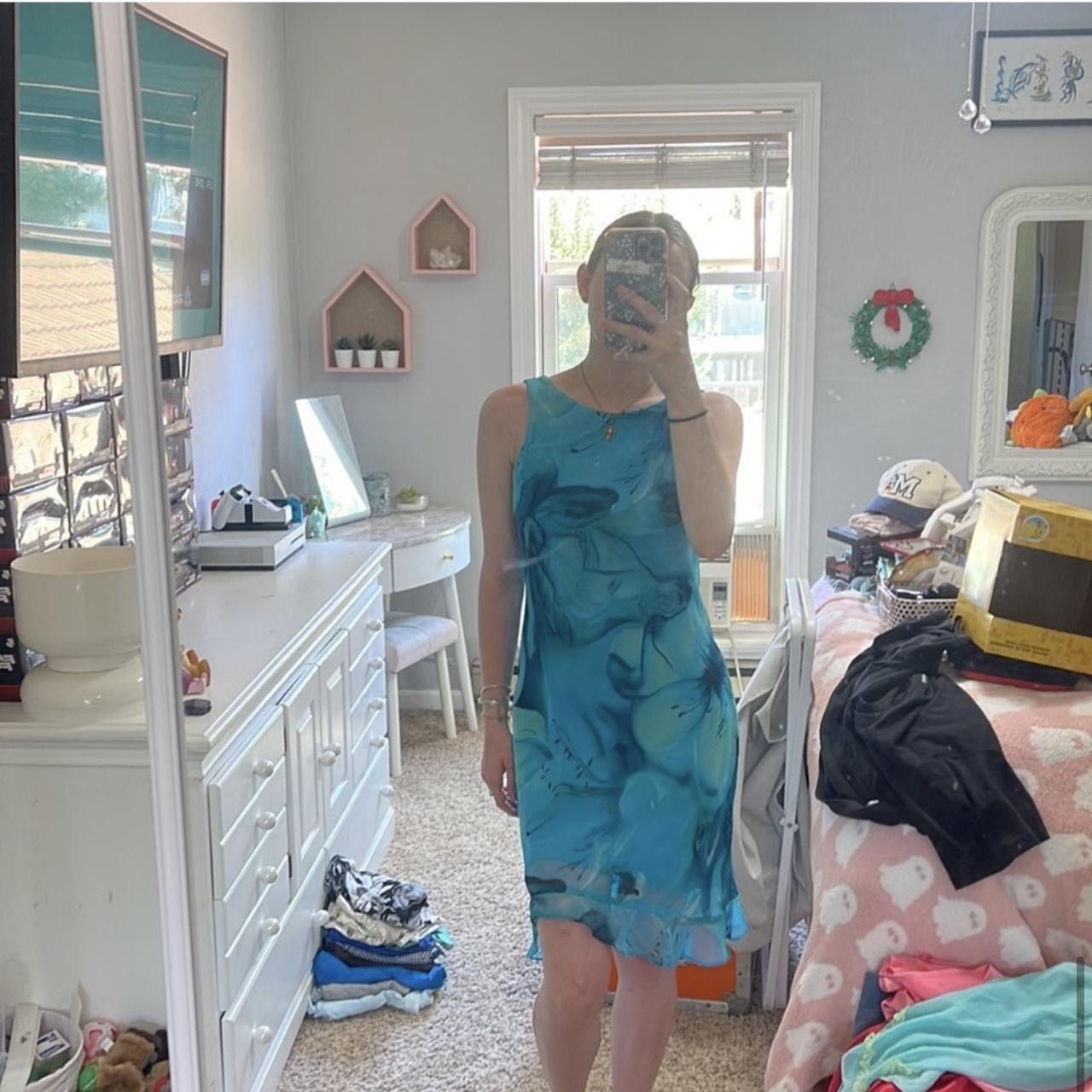 Vintage Beautiful Vintage Floral Dress Size S / US 4 / IT 40 - 1 Thumbnail