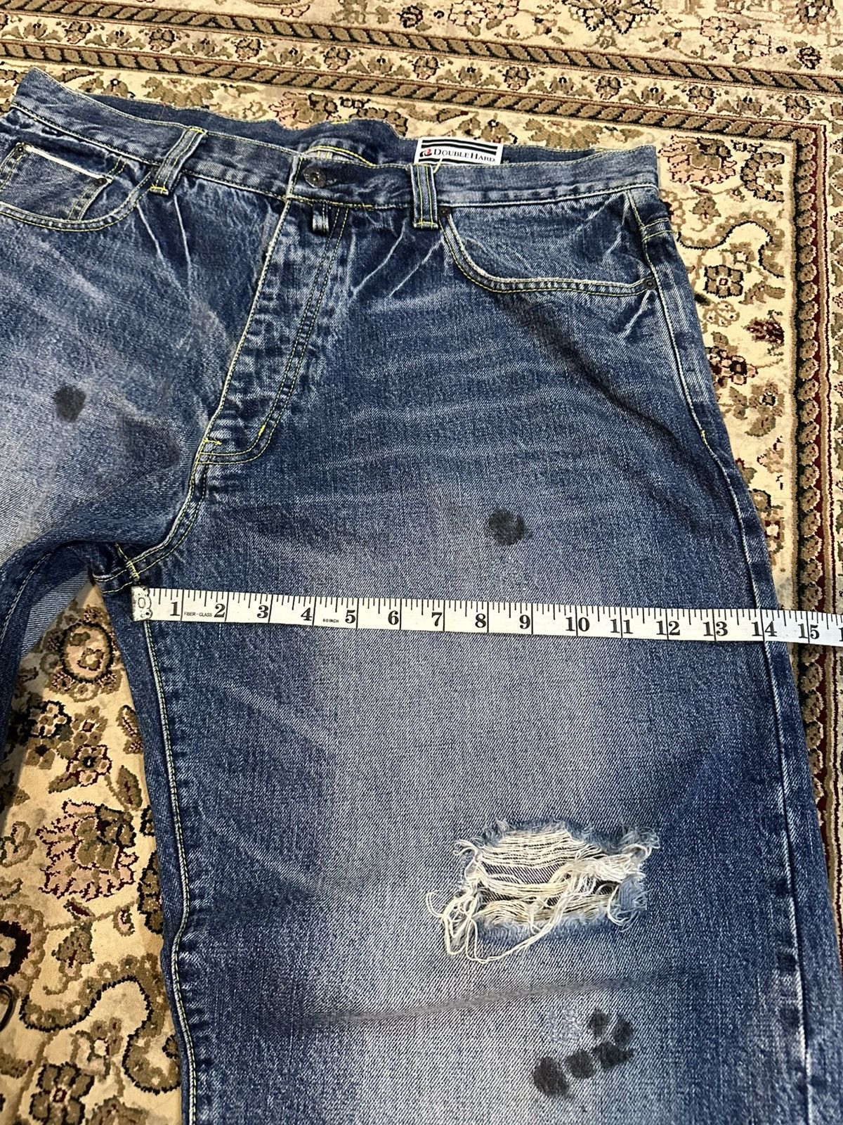 Vintage Selvedge Vintage Baggy Jeans Size US 37 - 5 Thumbnail