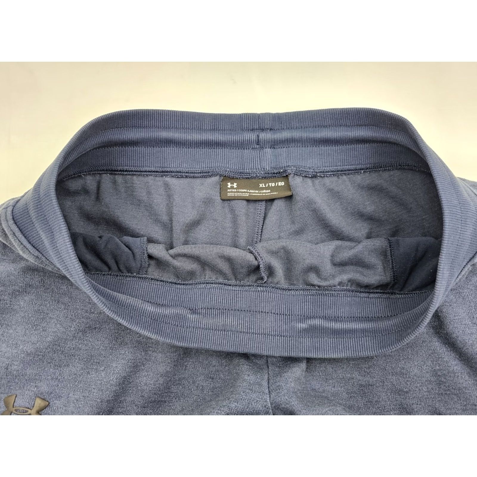 Under Armour Under Armour Fitted Jogger Sweatpants Men XL Heather Navy Blue Athletic Size US 36 / EU 52 - 6 Thumbnail