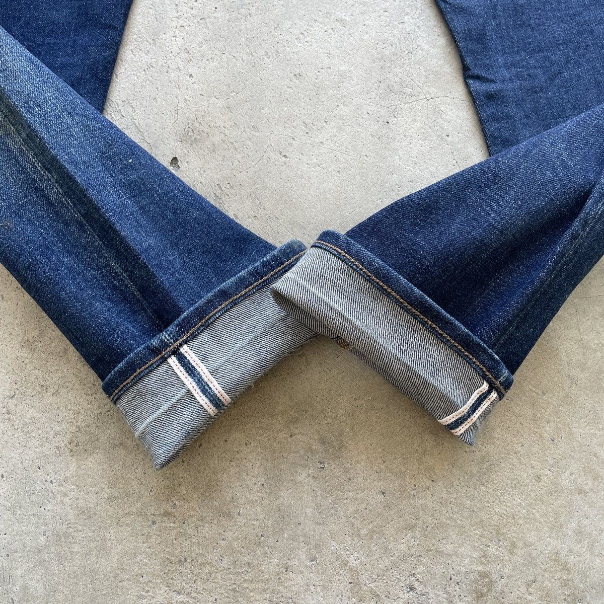 Japanese Brand W32💥 Vintage Japan Skinny Distressed Jeans Selvedge Pants Size US 32 / EU 48 - 8 Thumbnail