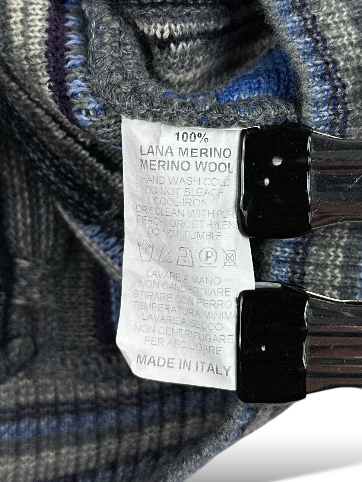 Other Piero Garbossa Coogi Style 3D Knit Wool Sweater V-Neck Size M / US 6-8 / IT 42-44 - 6 Thumbnail