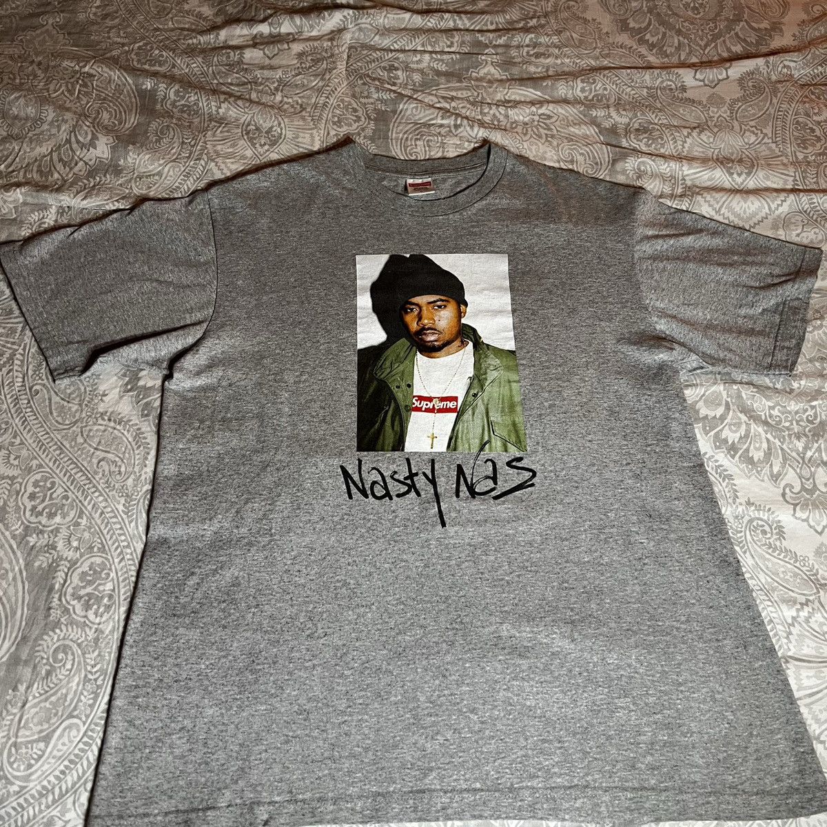 Supreme Supreme Nasty Nas Photo Tee Nas T shirt Size US L / EU 52-54 / 3 - 10 Thumbnail
