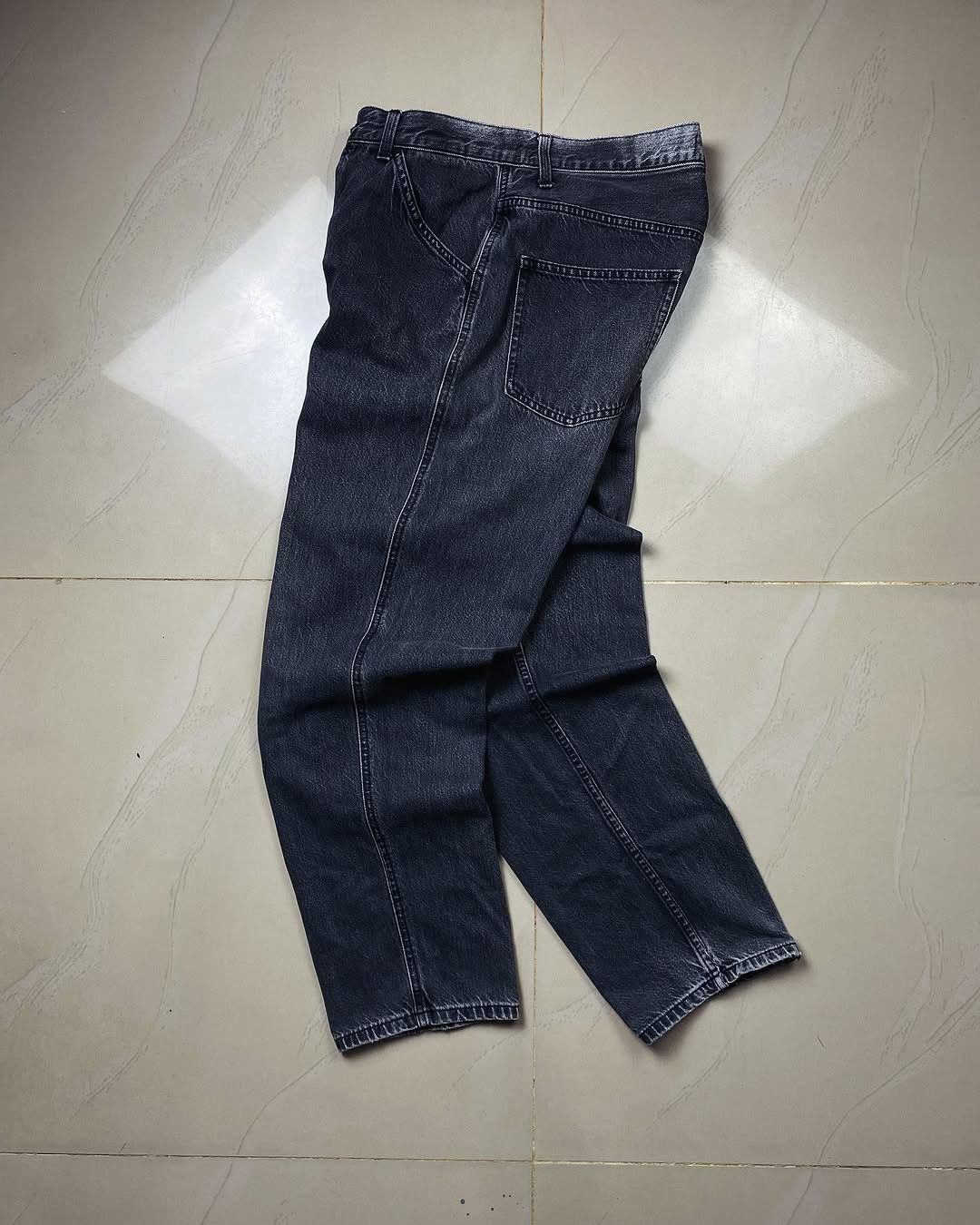 Uniqlo Uniqlo Black washed Baggy Jeans Size US 30 / EU 46 - 10 Thumbnail