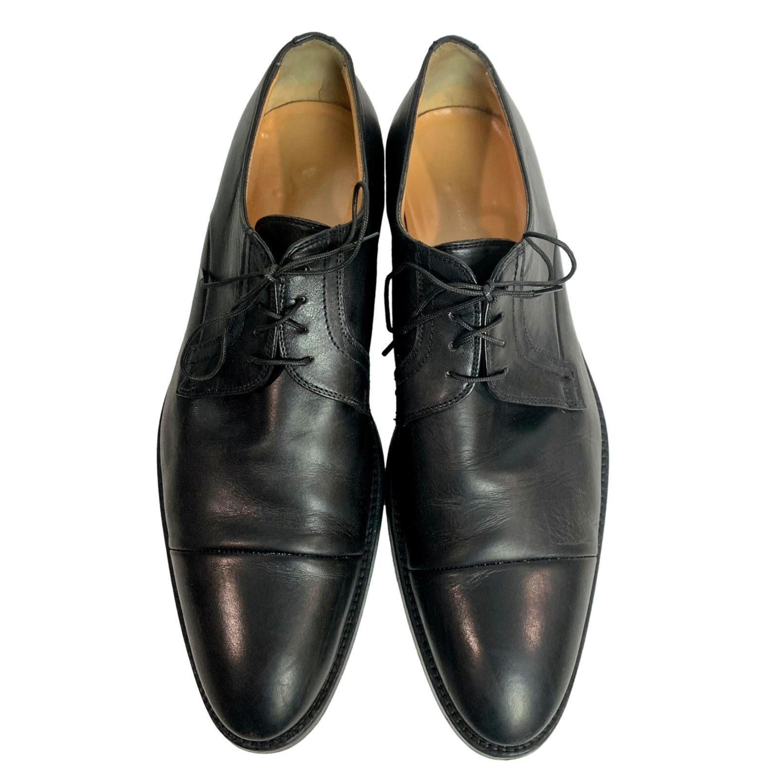 Dolce & Gabbana Dolce & Gabbana Black Leather Cap Toe Oxfords Men 9.5 Size US 9 / EU 42 - 1 Thumbnail