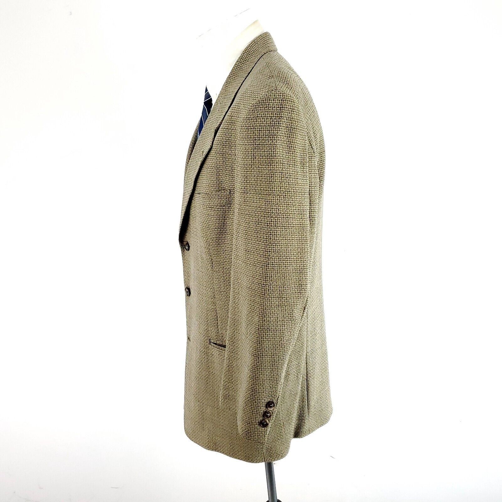 Pierre Cardin Pierre Cardin Tweed Textured Wool 3 Button Sport Coat 40R Ta Size 40R - 4 Thumbnail