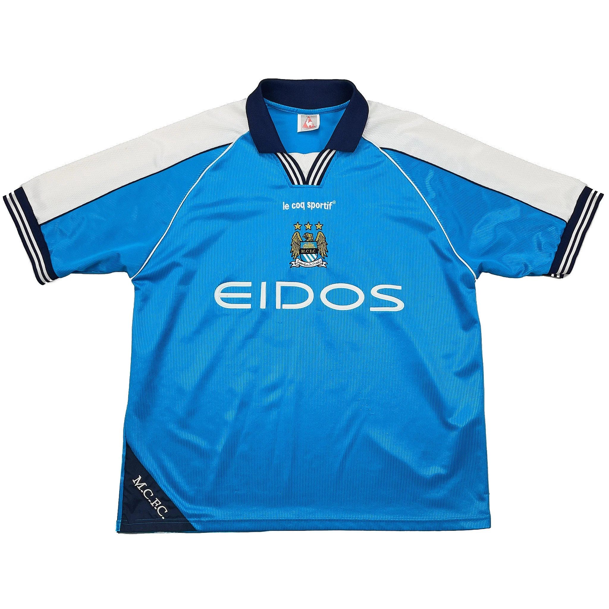 Other 1999/01 Manchester City 10 Goater Jersey Size US L / EU 52-54 / 3 - 2 Thumbnail
