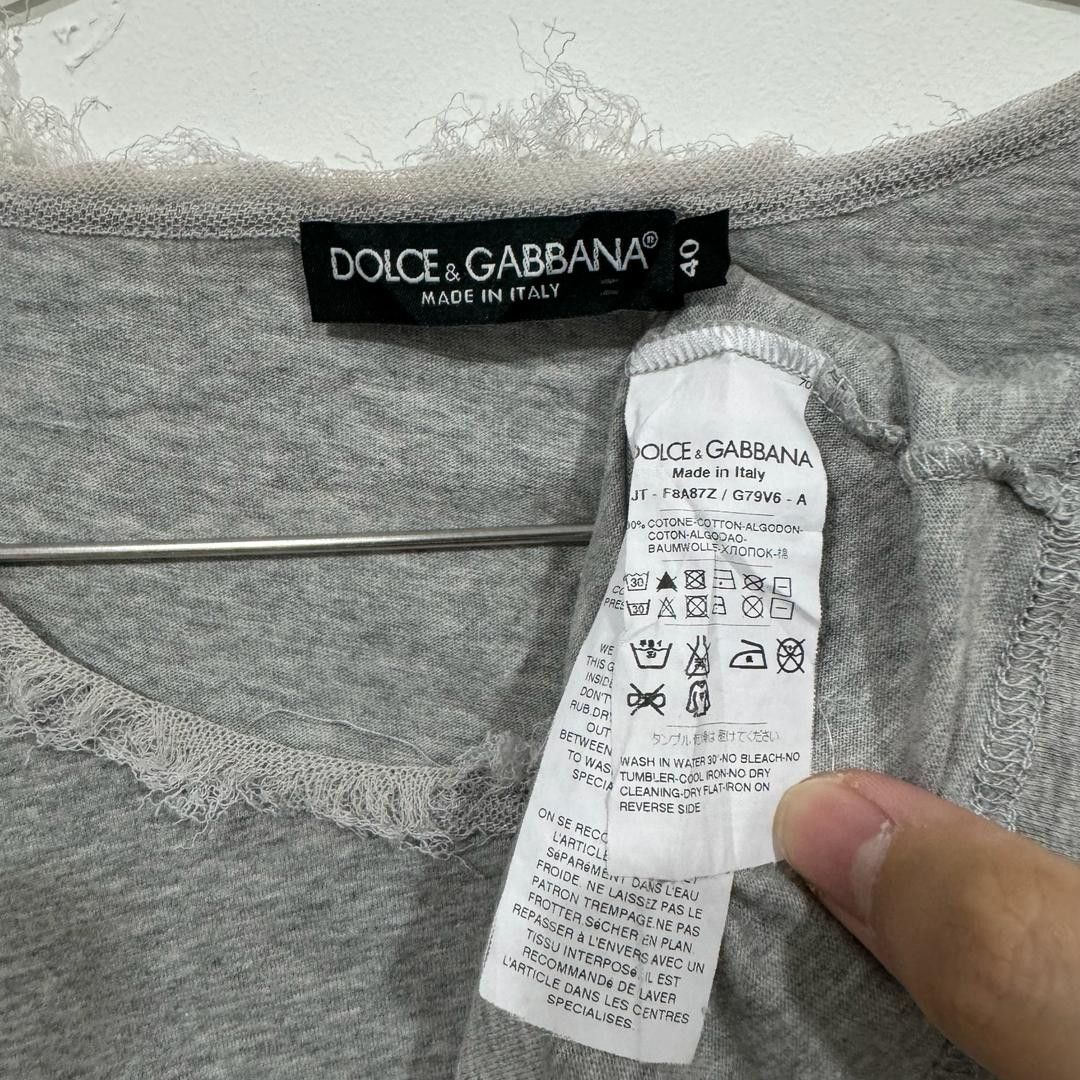 Dolce & Gabbana D&G Grey Tee Size S / US 4 / IT 40 - 5 Thumbnail