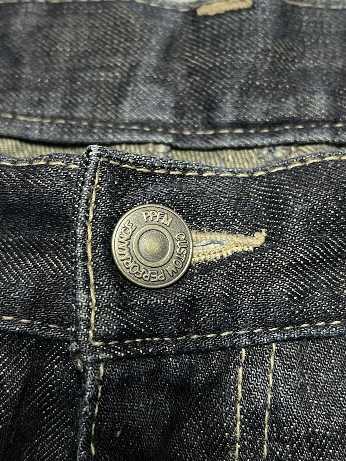 If Six Was Nine × Le Grande Bleu (L.G.B.) × PPFM PPFM Multipocket Megalace Jeans Size US 31 - 12 Thumbnail