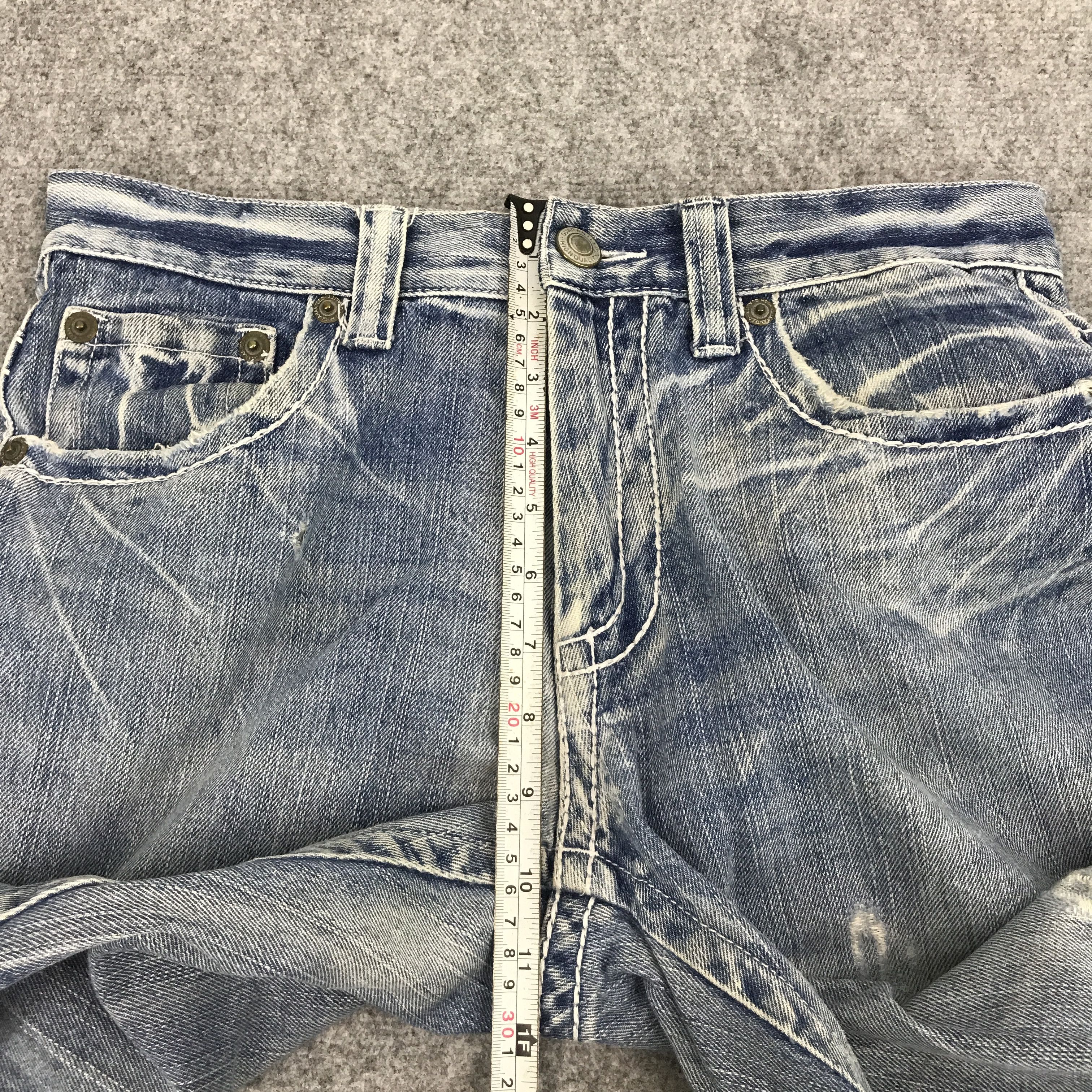 Japanese Brand JAPAN STYLE DENIM SORRIDERE DISTRESSED BOOTCUT JEANS Size US 30 / EU 46 - 9 Thumbnail