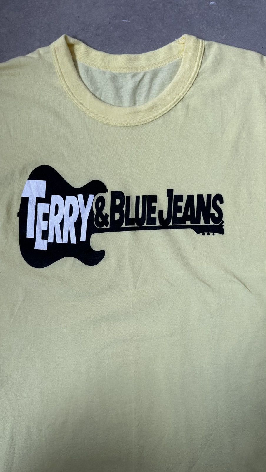 Vintage VINTAGE TERRY & BLUE JEANS BAND TEE Size US M / EU 48-50 / 2 - 2 Thumbnail