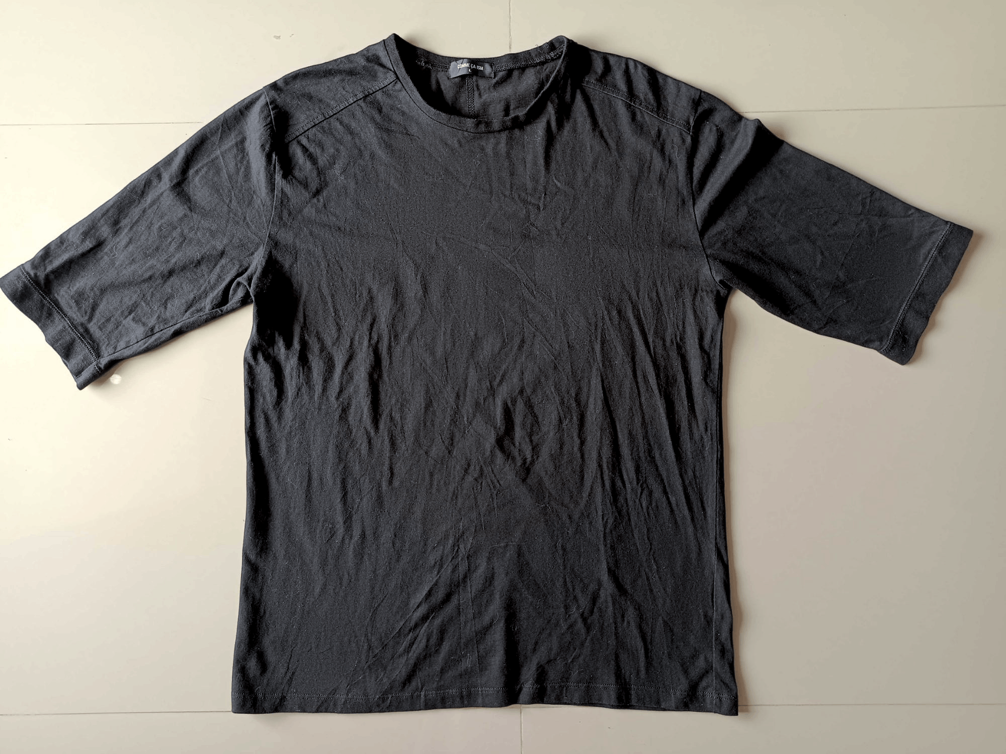Comme Ca Ism × Japanese Brand Comme Ca Ism Black T-shirt Size US L / EU 52-54 / 3 - 5 Thumbnail