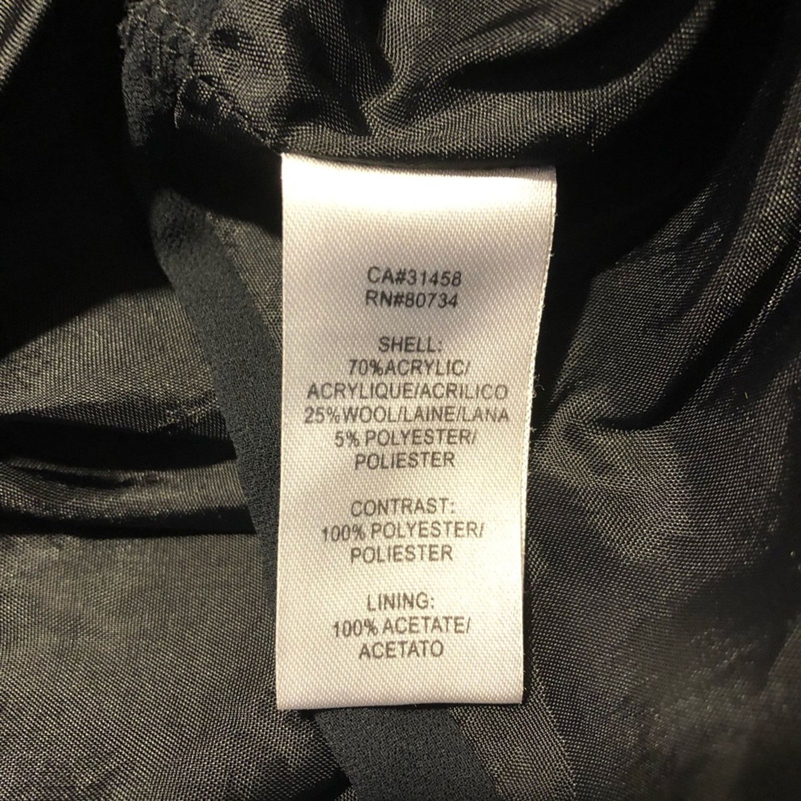 Bcbgmaxazria BCBG gathered satin chiffon herringbone tweed dress 8 Size M / US 6-8 / IT 42-44 - 7 Thumbnail