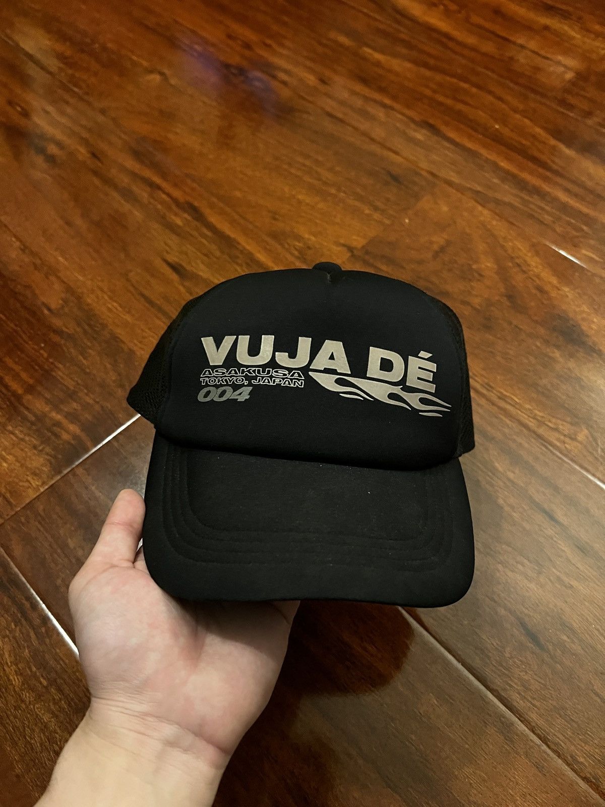 Vuja De Vuja De 004 Black Trucker Hat | Grailed