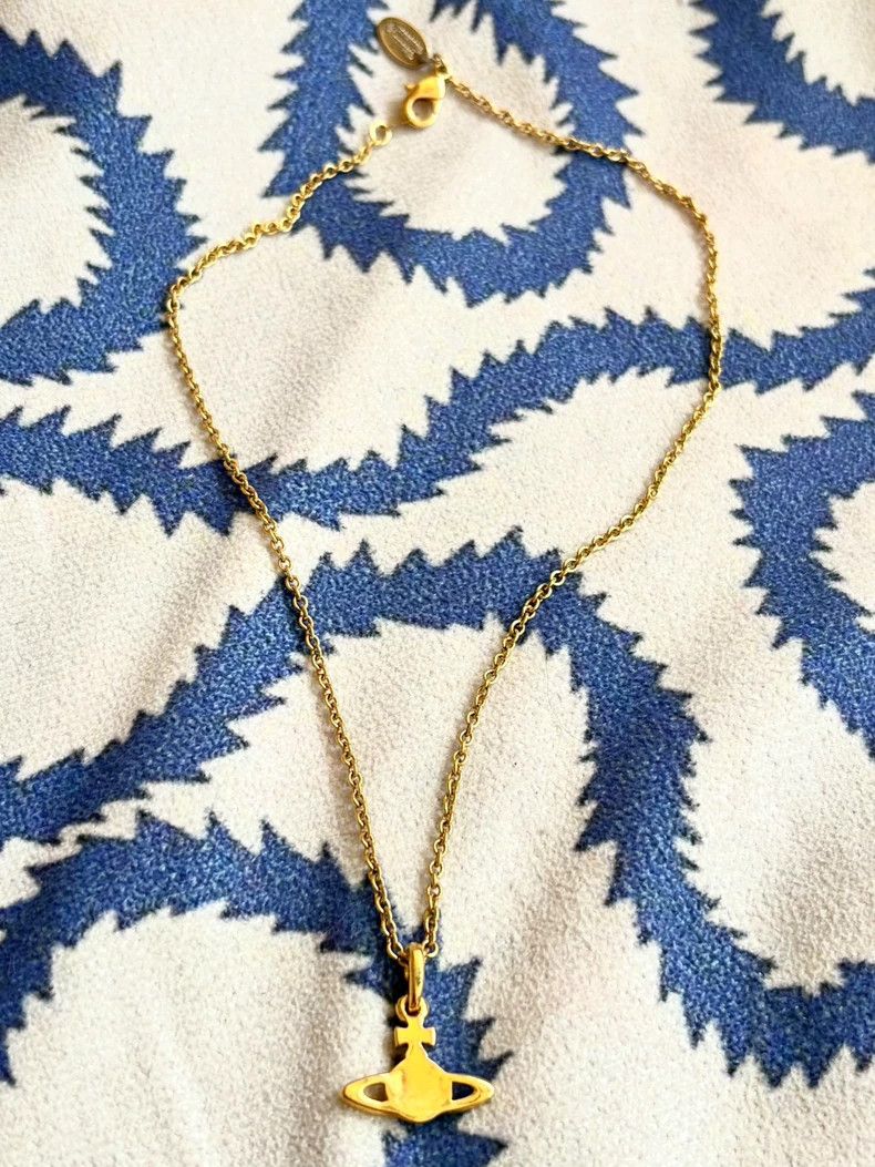 Vivienne Westwood Vivienne Westwood Golden Saturn Necklace Size ONE SIZE - 6 Thumbnail
