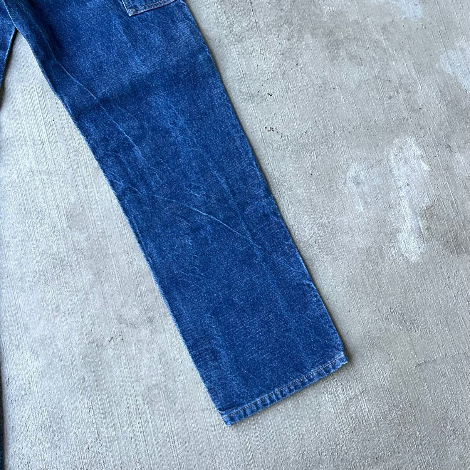 Carhartt × Vintage Carhartt denim blue jean double knee work carpenter pants Size US 31 - 8 Thumbnail