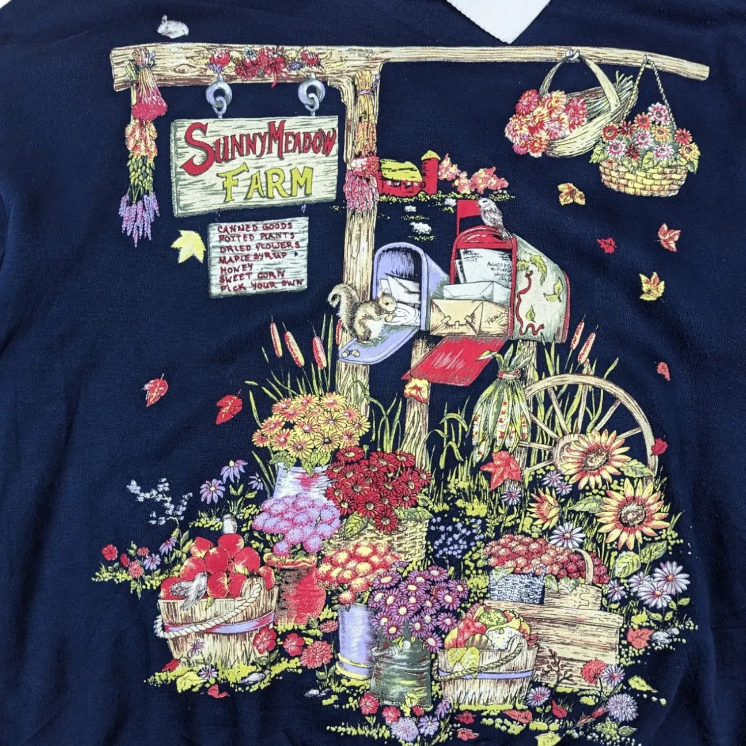 Vintage Vintage 90's BASIC EDITIONS Full Image Holiday Sweatshirt Size M / US 6-8 / IT 42-44 - 6 Thumbnail
