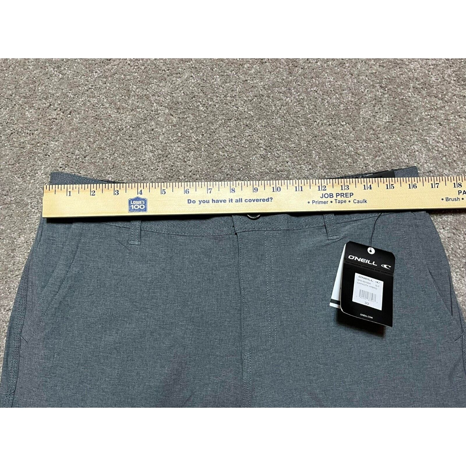 O'Neill O’Neill Shorts Men Size 30 Hybrid Stretch Standard Fit Gray Size US 30 / EU 46 - 4 Thumbnail