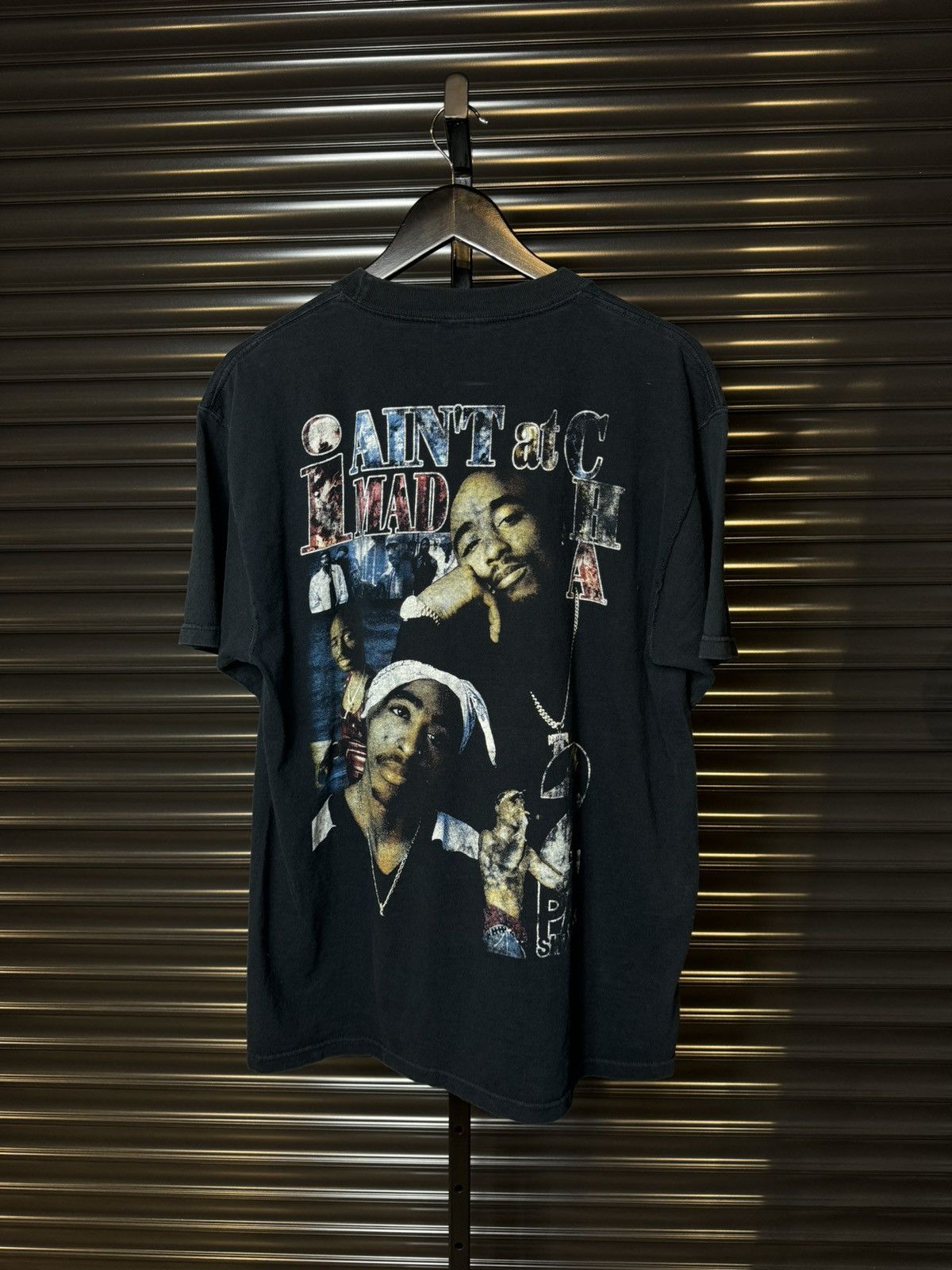 Rap Tees Vintage 90s Bootleg 2pac Tupac Rap Tee California Love Large Size US L / EU 52-54 / 3 - 1 Thumbnail