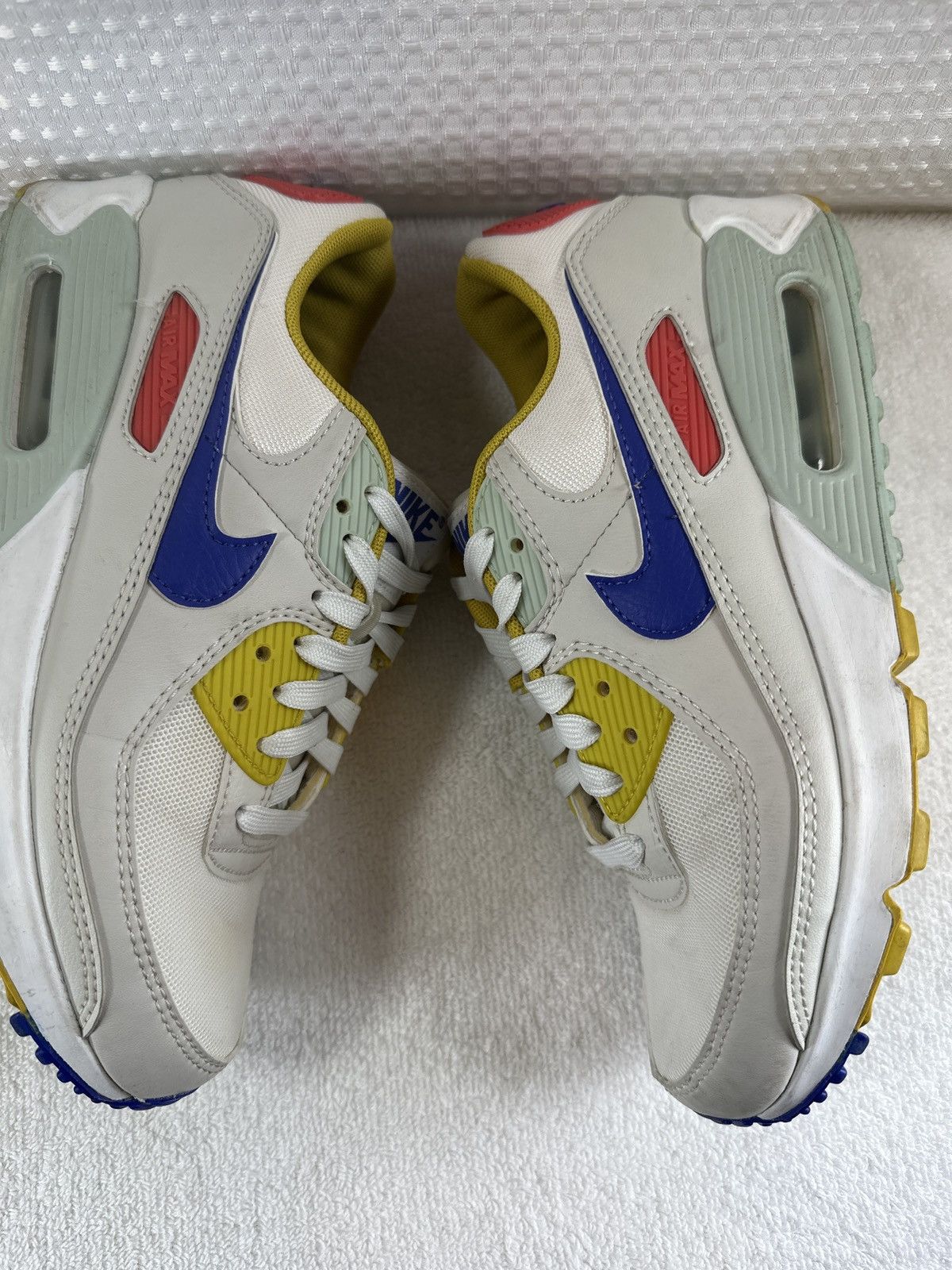 Nike Nike Air Max 90 'Summit White' Multi-Color Shoes Size US 7.5 / IT 37.5 - 5 Thumbnail