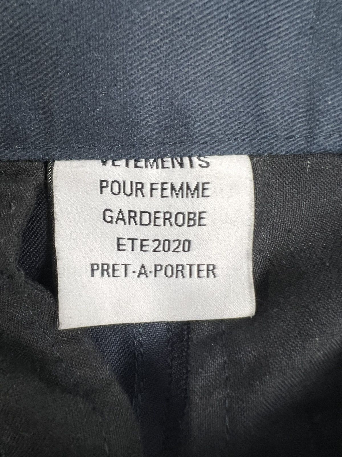 Vetements VETEMENTS SS20 POLICE RUNWAY PANTS BLUE SZ:S Size US 30 / EU 46 - 5 Thumbnail