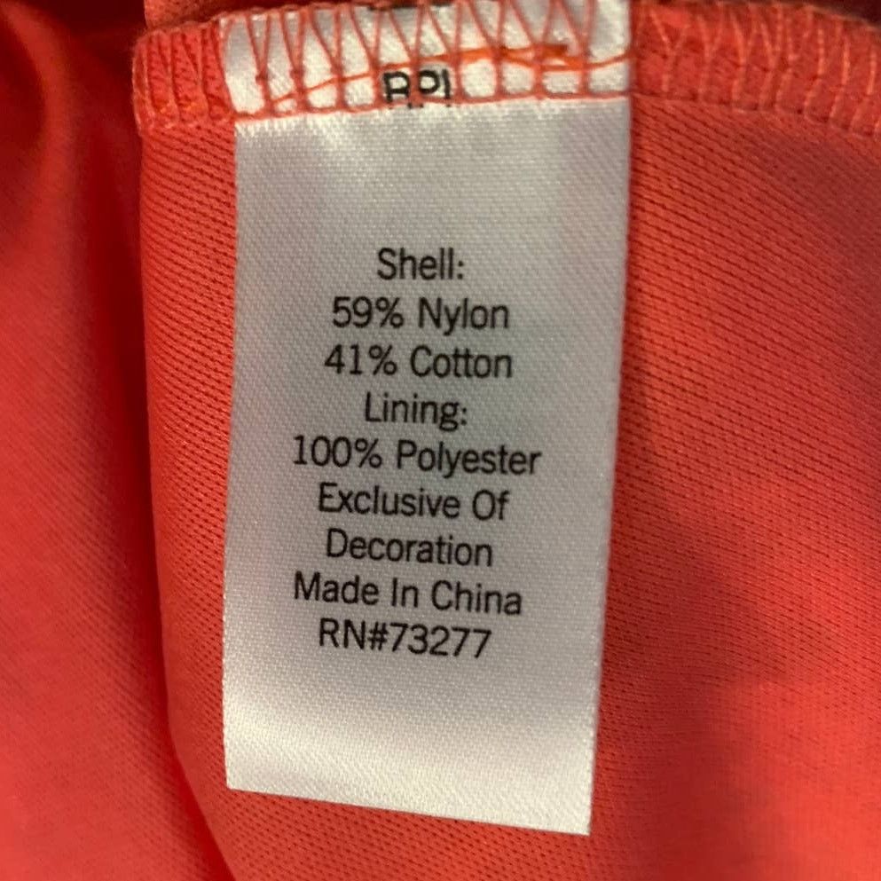 Apt. 9 Apt 9 2X orange cotton blend midi short sleeve sheath dress Size XXL / US 16-18 / IT 52-54 - 5 Thumbnail