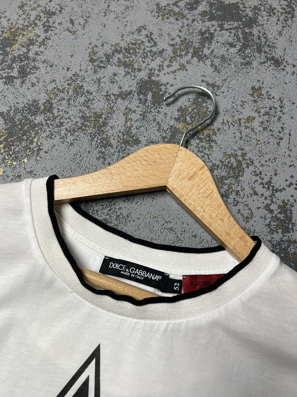 Dolce & Gabbana 😳Dolce Gabbana White DG Stars Millennials T-Shirt Size US L / EU 52-54 / 3 - 3 Thumbnail