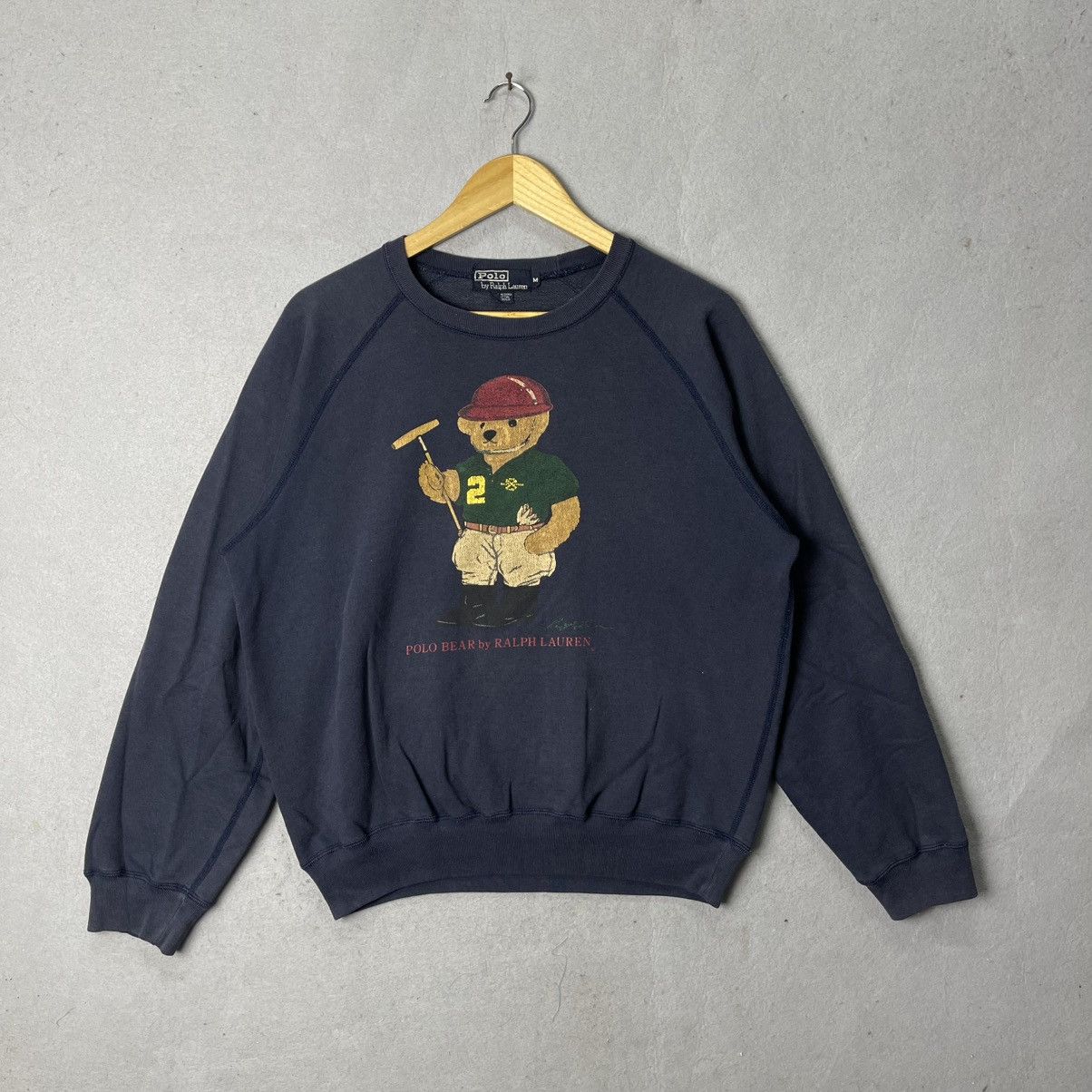 Polo Ralph Lauren Vintage Polo Bear Ralph Lauren Graphic Sweatshirt Size US M / EU 48-50 / 2 - 1 Thumbnail