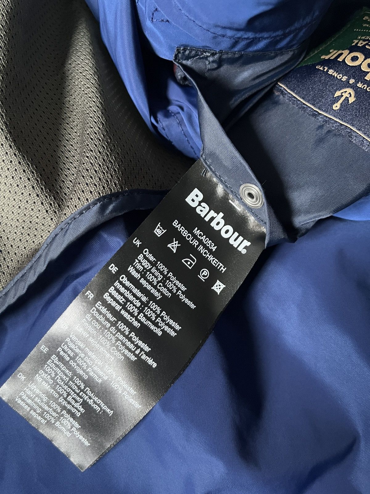 Barbour Barbour Inchkeith Men's Navy Blue Nautical Multipocket Field Jacket Size US XL / EU 56 / 4 - 10 Thumbnail