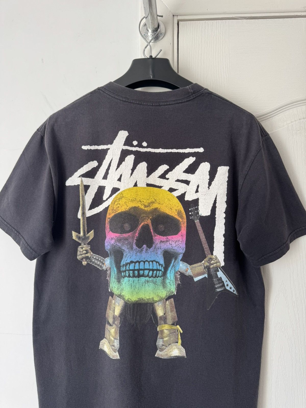Stussy Stussy Skeleton King Clash Royale Printed Tee T Shirt Size US M / EU 48-50 / 2 - 2 Thumbnail