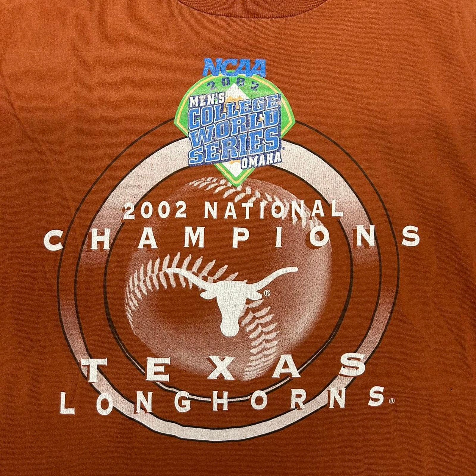 Other Orange 2002 Texas Longhorns NCAA Champions cotton t-shirt Size US XL / EU 56 / 4 - 2 Thumbnail