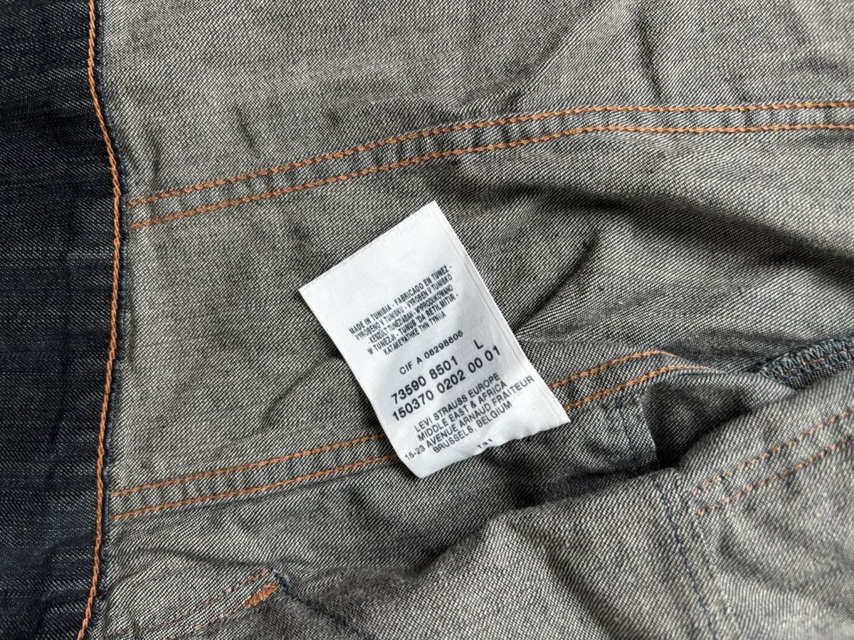 Levi's Vtg 2002 Levi’s Europe Zip-Up Denim Jacket - Y2K Archive Size S / US 4 / IT 40 - 3 Thumbnail
