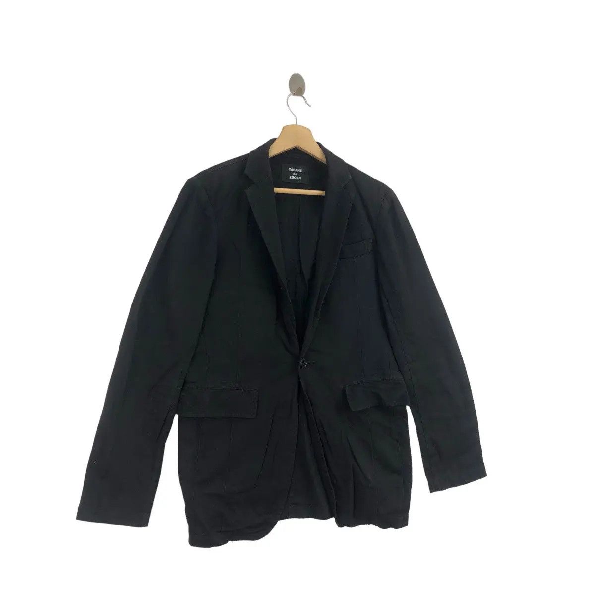 CABANE de ZUCCa Vtg CABANE DE ZUCCA Punk Rebel Denim Jeans Jacket Minimalist Size US S / EU 44-46 / 1 - 6 Thumbnail