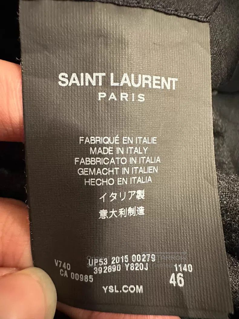 Saint Laurent Paris Saint Laurent Paris Gray wool suit jacket Size US S / EU 44-46 / 1 - 5 Thumbnail