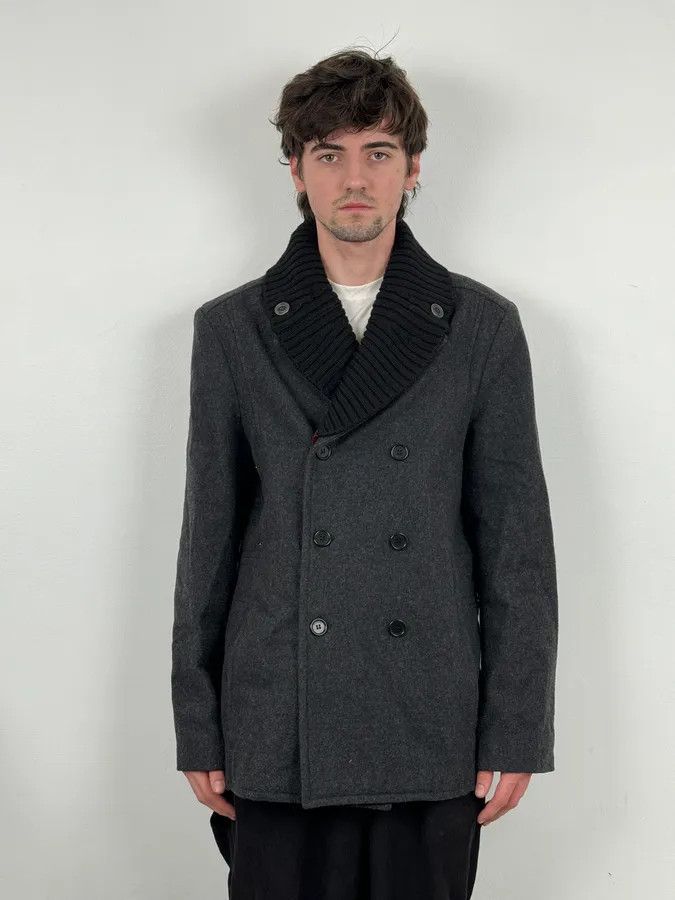 Dirk Bikkembergs AW2009 Dirk Bikkembergs Grey Classy Wool Officer Jacket Size 42R - 2 Thumbnail