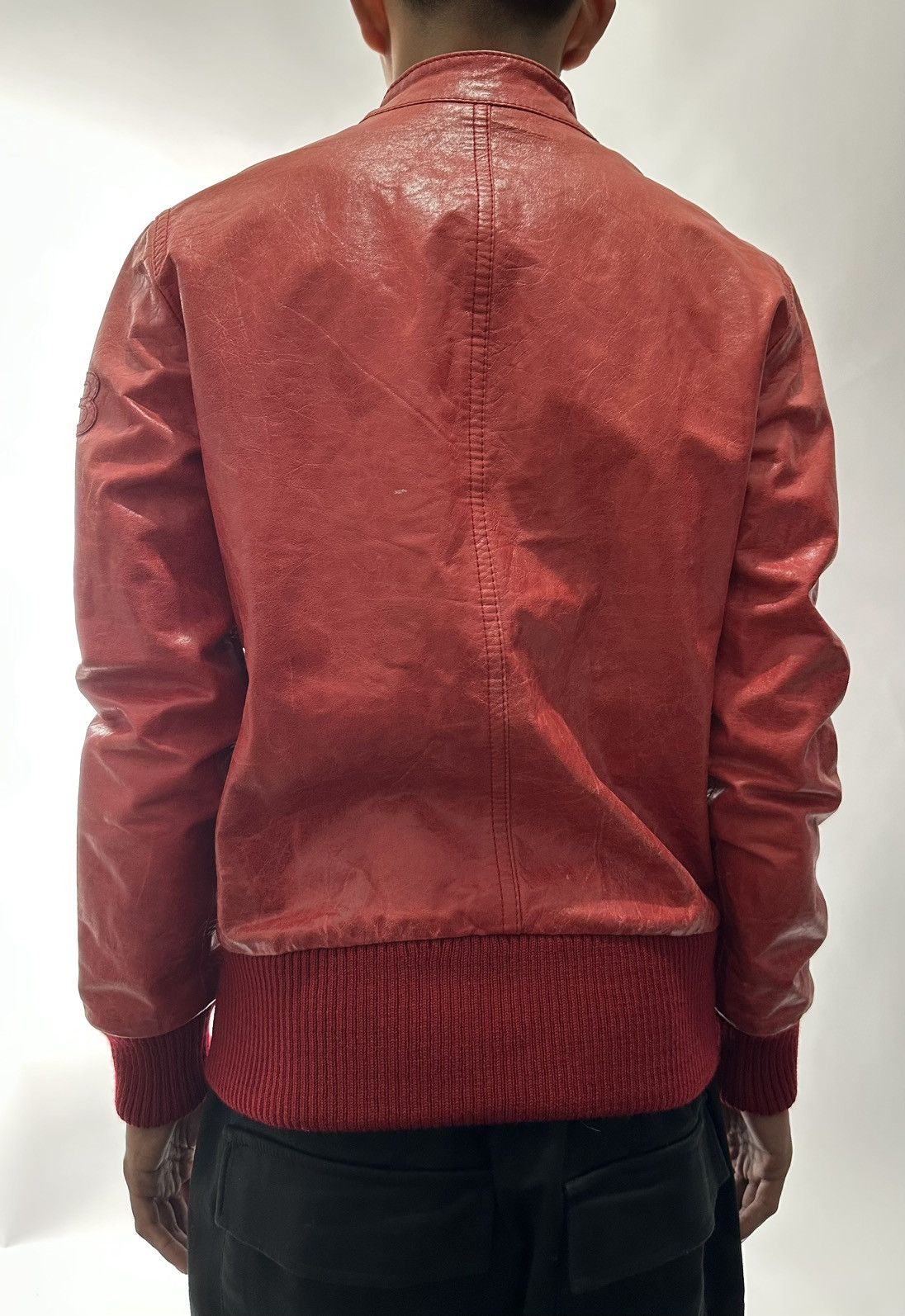 Adidas Yohji Yamamoto - Adidas - Y-3 Leather Biker Shoulder Patch Size US M / EU 48-50 / 2 - 20 Thumbnail